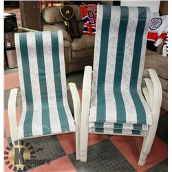 LOT OF 4 PATIO CHAIRS