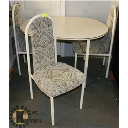 KITCHEN TABLE WITH 3 CHAIRS