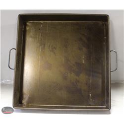 HEAVY DUTY 3 STRAP ROASTING PAN 22"X22"