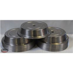 LOT OF 21 VOLLRATH 62327 NEW S/S DOME PLATE COVERS