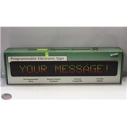 NEW! PRO-LITE PROGRAMMABLE SIGN