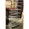 Image 1 : STACKING 6 TIER CHROME WIRE BASKET DISPLAY ON