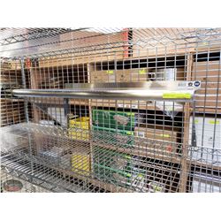 JOHNSON ROSE 16" X 36" STAINLESS STEEL WALL SHELF