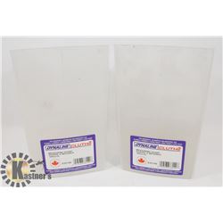 LOT OF TWO NEW 104OZ/3L PLASTIC MEASURING SCOOP