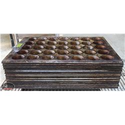 LOT OF 14 CHICAGO METALLIC 35 CUP MUFFIN PANS