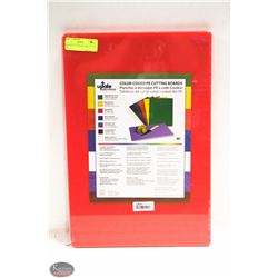 RED POLY CUTTING BOARD 12 X 18 X 1/2"