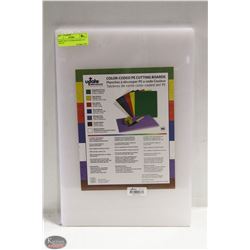 WHITE POLY CUTTING BOARD 12 X 18 X 1/2"