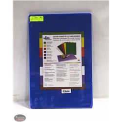 BLUE POLY CUTTING BOARD 12 X 18 X 1/2"