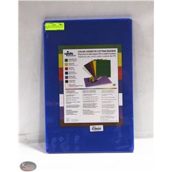 BLUE POLY CUTTING BOARD 12 X 18 X 1/2"