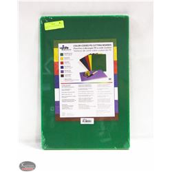 GREEN POLY CUTTING BOARD 12 X 18 X 1/2"