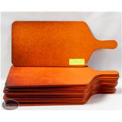 LOT OF 17 THIN-WOODEN SERVING BOARDS