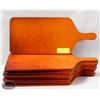 Image 1 : LOT OF 17 THIN-WOODEN SERVING BOARDS