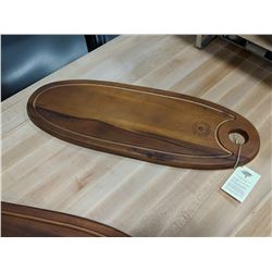 26" X 10" ACACIA WOOD SERVING BOARD