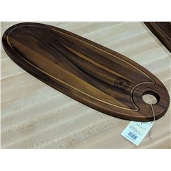 26" X 10" ACACIA WOOD SERVING BOARD