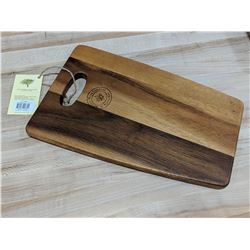 14" X 9" ACACIA WOOD CUTTING BOARD