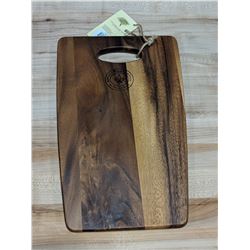 14" X 9" ACACIA WOOD CUTTING BOARD
