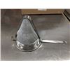 Image 1 : 8.5" STAINLESS 40 MESH BOUILLON STRAINER, OMCAN