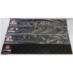 LOT OF 4 NEW BACARDI BAR SPILL MATS