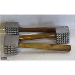 NEW MEAT MALLET TENDERIZERS - LOT OF 3