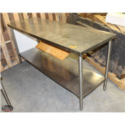 BAILIFF SEIZURE! 6FT STAINLESS STEEL TABLE.