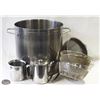 Image 1 : STOCK POT WITH STRAINERS.