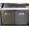 Image 1 : 4' TRUE 2 DOOR SANDWICH PREP COOLER MODEL TSSU-48