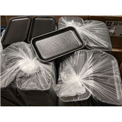 17S SUPERMARKET TRAY BLACK, LOT OF 1000