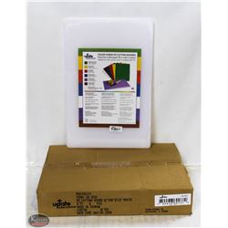 CASE OF 6 UPDATE WHITE POLY CUTTING BOARDS