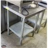 Image 1 : OMCAN 24" X 24" STAINLESS STEEL TABLE
