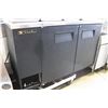 Image 1 : 5' TRUE TBB-2 DOUBLE DOOR BACK BAR COOLER LED