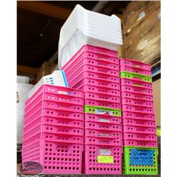 LOT OF APPROXIMATELY 45 STORAGE BINS