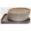 Image 1 : LOT OF 22 ASSORTED SERVING TRAYS