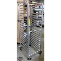 20-SLOT ALUMINUM COMMERCIAL BAKERS RACK