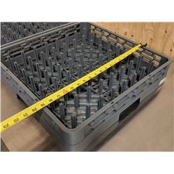 64 PEG PLATE/DISH RACKS,  LOT OF 2