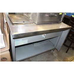 4' DUKE 500W SINGLE-WELL PREPARATION STEAM TABLE