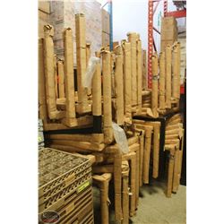 LOT OF 27 NEW ALUMINUM TABLE FRAMES-BLACK