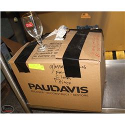 BOX W/ 36 ASSORTED STELLA ARTOIS GLASSES - 500ML