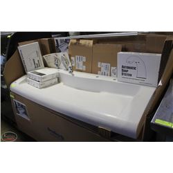 5' BRADLEY CONTOURED STONE WASH BASIN-VERGE SERIES