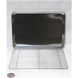 NEW HALF SIZE BUN PAN & COOLING RACK