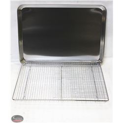 NEW HALF SIZE BUN PAN & COOLING RACK