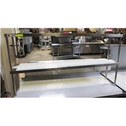 JOHNSON ROSE 12" X 60" S/S DOUBLE OVER SHELF