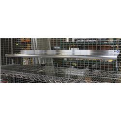 JOHNSON ROSE 12" X 60" STAINLESS STEEL WALL SHELF