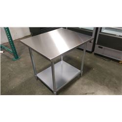 JR 83048 30 X 48 WORK TABLE, 430 STAINLESS STEEL