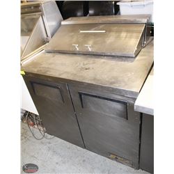 3' TRUE DUAL-DOOR REFRIGERATED CABINET W/ TOP ACC.