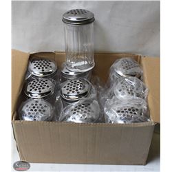 12  NEW SPICE/CHEESE SHAKERS
