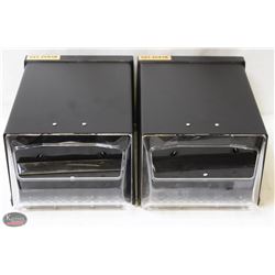 2 NEW COUNTERTOP NAPKIN DISPENSER BLACK