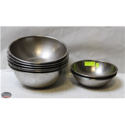 14 VARIOUS SIZED MIXING BOWLS