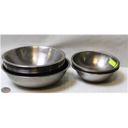 14 VARIOUS SIZED MIXING BOWLS