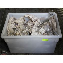 TOTE W/ 28 MARTINI GLASSES-COMMERCIAL GRADE