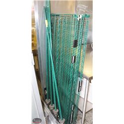 4 TIER GREEN METRO RACK ( NO CLIPS)